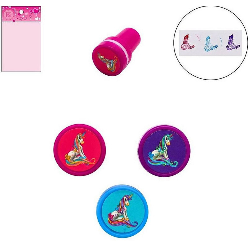 Tampon Encreur Licorne - Cadeau original en lot
