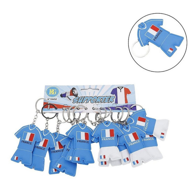 PORTE-CLE MAILLOT DE FOOT FRANCE