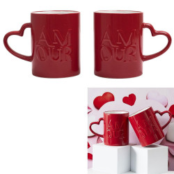 Coffret 2 Mug Amour en Boîte Cadeau - Pour les pro du cadeau !