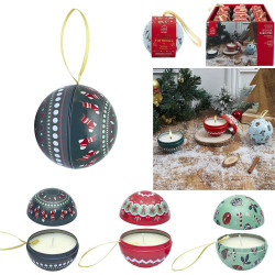 Bougie parfumée Boule de Noël - Cadeau original