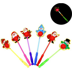 Bâton lumineux Noël 38 cm pour professionnels : succès garanti !