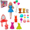 COFFRET POUPEE 27 CM AVEC 13 ACCESSOIRES