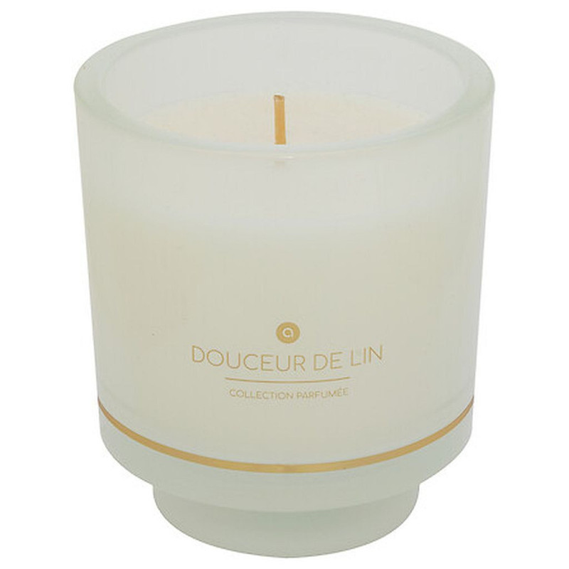 BOUGIE PARFUMEE ILAE LIN 225 GR POT EN VERRE