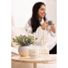 BOUGIE PARFUMEE ILAE LIN 225 GR POT EN VERRE