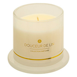 BOUGIE PARFUMEE VERRE ILAE LIN 240 G