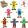 BOIS ROBOT ARTICULE 12 CM