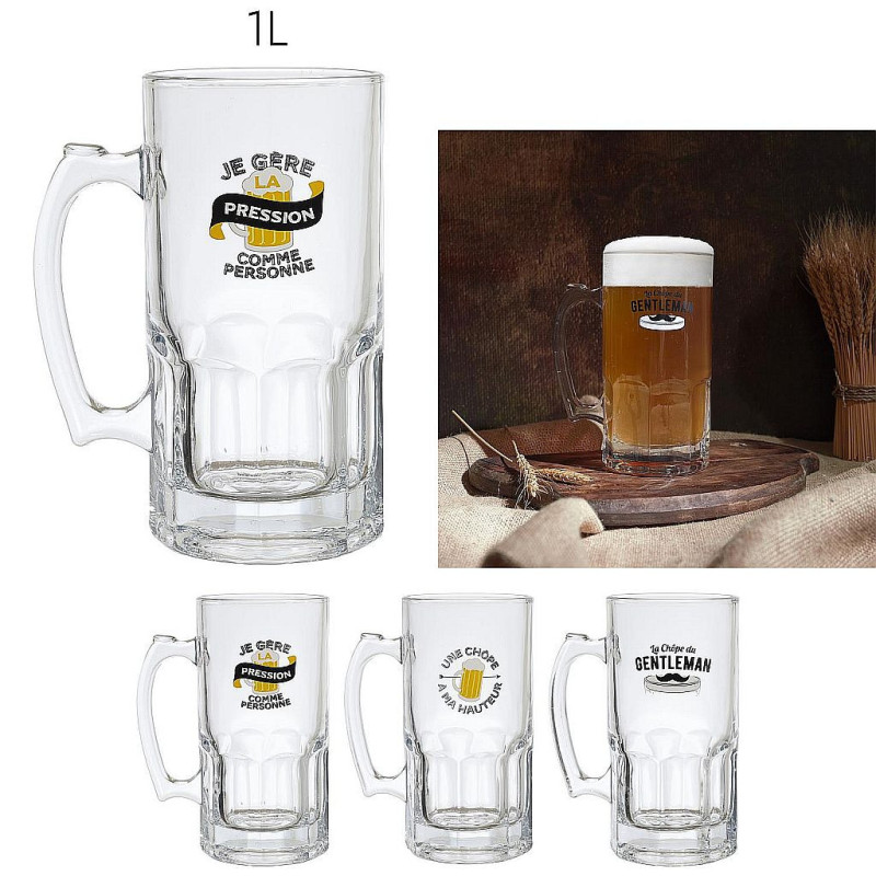 CHOPE A BIERE XXL 1 LITRE