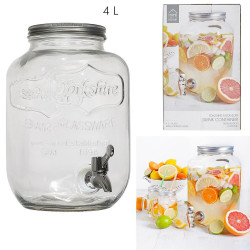 FONTAINE A BOISSON VERRE 4 LITRES