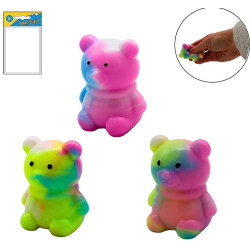 Squishy Ours 6 cm Marbre - Cadeau Original pour Professionnels