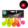 PORTE CLE BALLE REBONDISSANTE LUMINEUSE 3.5 CM