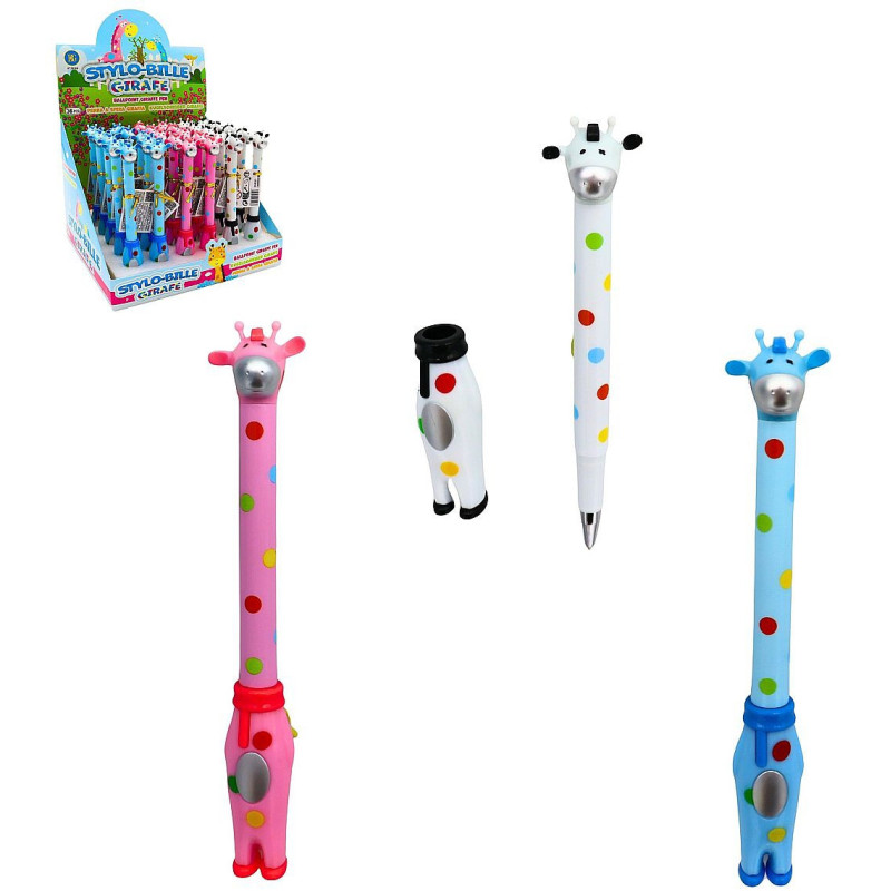 STYLO BILLE 16 CM GIRAFE