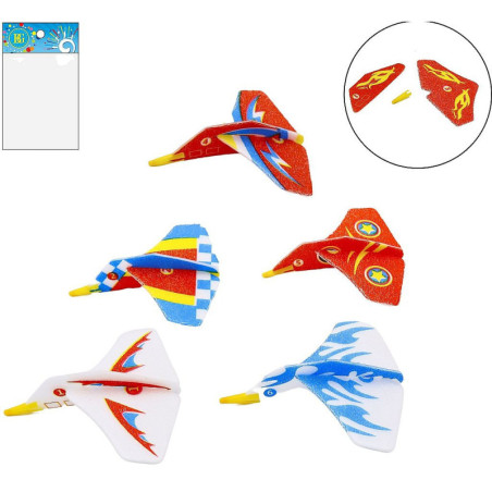 Envolez-vous avec l'avion planeur styro 9 cm : Jouet enfant