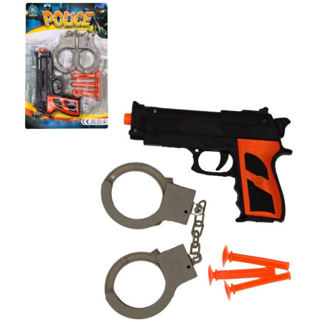 PANOPLIE PISTOLET FLECHES ET MENOTTES