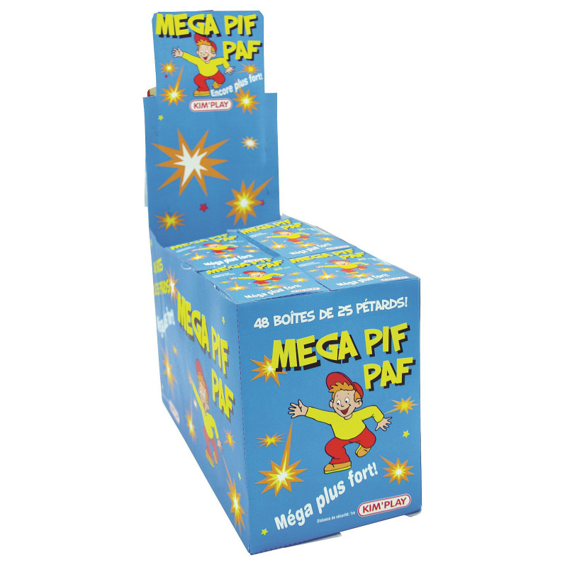 Grossiste Mega Pif Paf – Pétard enfant (x20) | BBI Pro