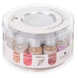COFFRET DE 12 HUILES 10 ML ET BRULE PARFUM