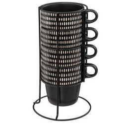 RACK 4 MUGS ETHNIKAA 25 CL