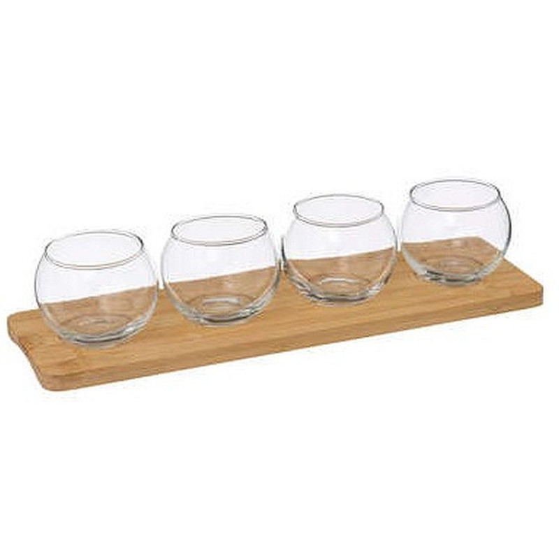 SET APERITIF BAMBOU 5 PIECES