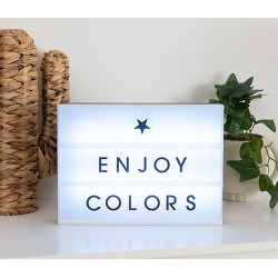 BOITE LUMINEUSE KIRA 30X22 CM