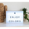 BOITE LUMINEUSE KIRA 30X22 CM
