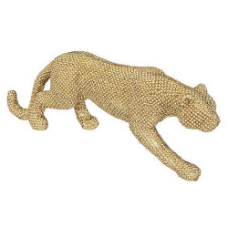 PANTHERE PAILLETEE RESINE HAUTEUR 10 CM