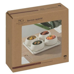 COFFRET APERITIF NORA 5 PIECES CERAMIQUES