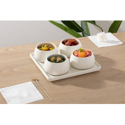 COFFRET APERITIF NORA 5 PIECES CERAMIQUES