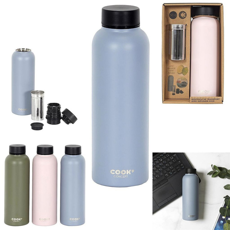 BOUTEILLE DE TRANSPORT INFUSEUR 50 CL