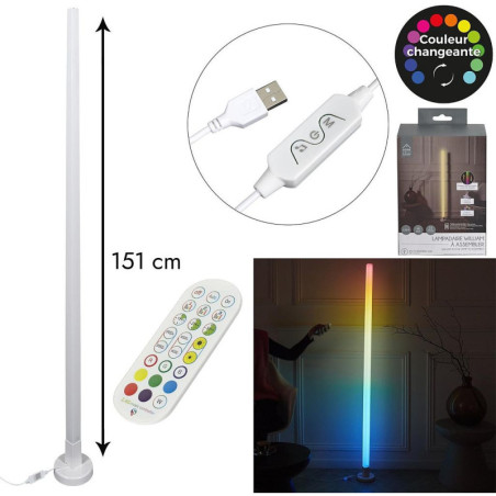 TUBE LED 151 CM AVEC TELECOMMANDE