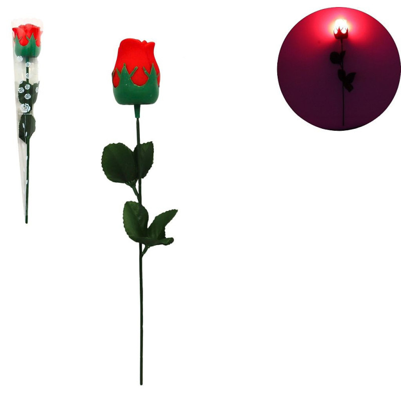 Rose lumineuse - Grossiste Cadeau & Saint Valentin