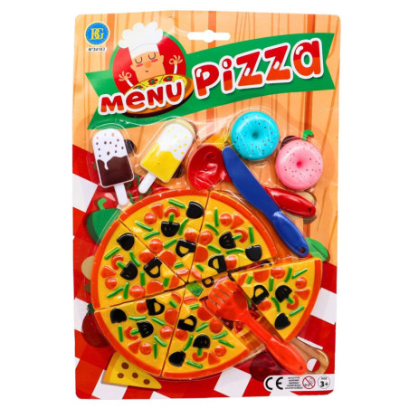 PANOPLIE DINETTE CUISINE PIZZA 15*15 CM