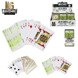 JEU DE 54 CARTES EURO ET DOLLARS