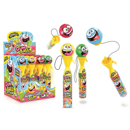BUBBLE GUM BALL LANCE BALLE JOHNY BEE