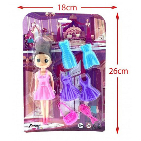 PANOPLIE DE POUPEE ET ACCESSOIRES DE BEAUTE