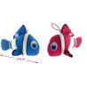 PELUCHE POISSON 24 CM 2 COLORIS