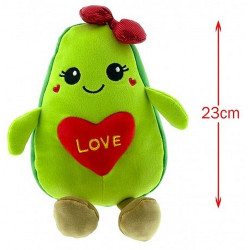 PELUCHE AVOCAT LOVE 23 CM KAWAII