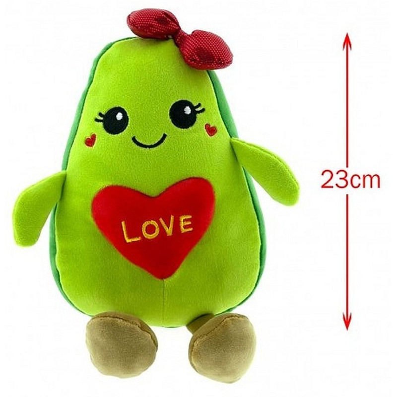 PELUCHE AVOCAT LOVE 23 CM KAWAII