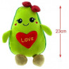 PELUCHE AVOCAT LOVE 23 CM KAWAII