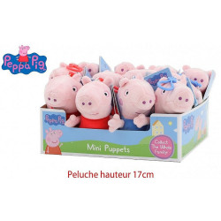 PORTE CLE PELUCHE PEPPA PIG 17 CM