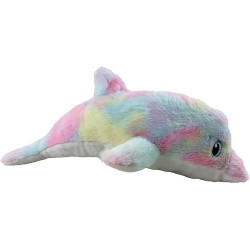 PELUCHE DAUPHIN ARC EN CIEL 30 CM