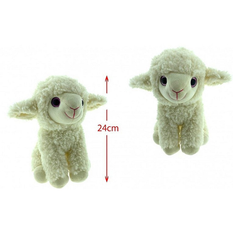 PELUCHE BREBIS ASSISE 27 CM