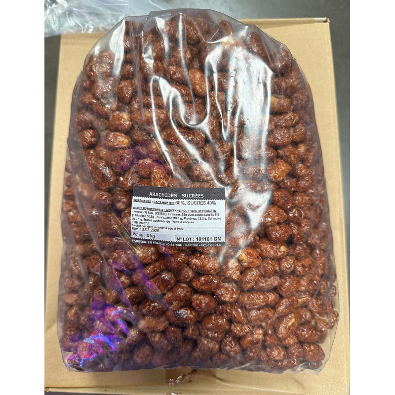 ARACHIDES SUCREES 5 KG CHOUCHOU