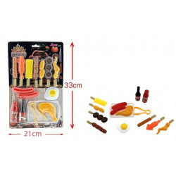 PANOPLIE BARBECUE 33 CM