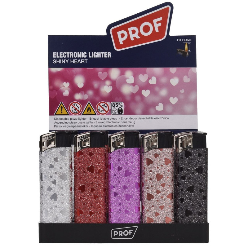 BRIQUET ELECTRONIQUE SHINY COEUR