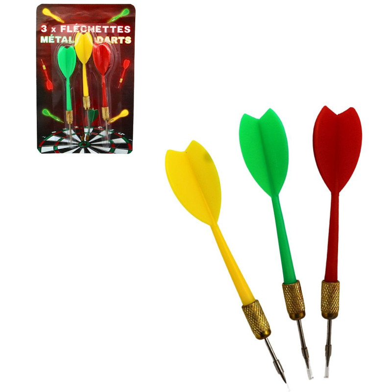 FLECHETTES 3 PIECES METAL 10.5 CM