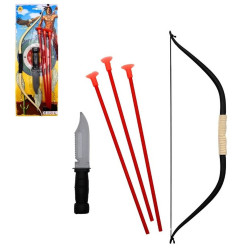 PANOPLIE ARC INDIEN 40 CM ET 3 FLECHES