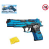 PISTOLET BILLES 18CM BLEU