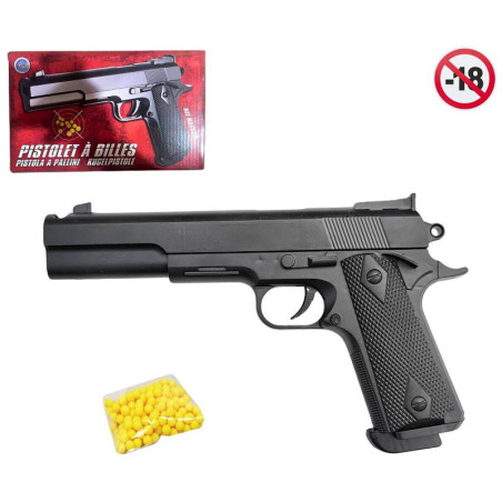 PISTOLET AVEC 18 BILLES 25 CM