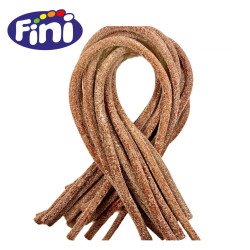 Câbles Réglisse Américain Acidulés Cola 70 cm - Marque Fini