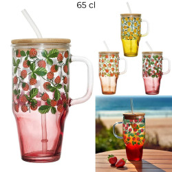 MUG MIAMI EN VERRE FRUIT 650 ML