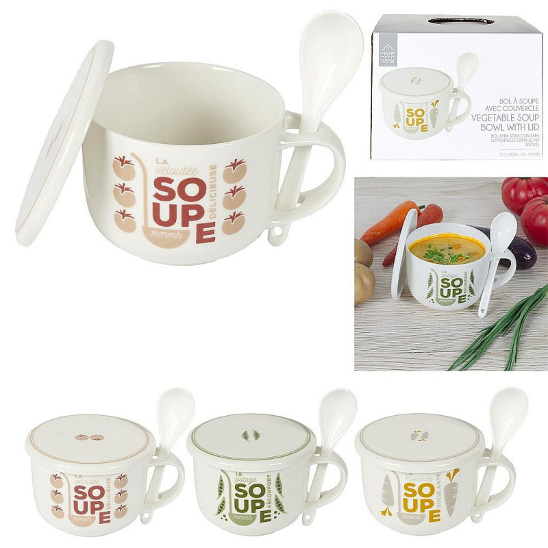 BOL A SOUPE AVEC COUVERCLE 55 CL